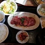 焼肉&酒食楽 凪 - 焼肉ランチのカルビセット