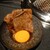 名古屋 焼肉きらく - 料理写真:卵黄を絡めて…