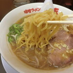 Miso Ramen Yamaokaya - 加水麺