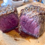 ピーコック - ボンバーステーキ断面