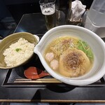 麺処 銀笹 - 塩ラーメン、鯛飯