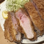 とんかつ目黒こがね - 林SPF極みロースかつ定食（UP）