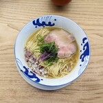 鰹そば田ヶ久保 - 淡麗かつおそば（塩）950円