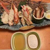 かに道楽 練馬谷原店 - 茹かに味くらべ(ズワイかに・タラバかに・毛かに)