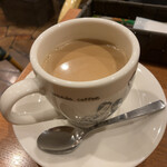 前田珈琲 - セットのカフェオレ