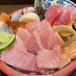 Sushi Dokoro Hishinoki - 【2023/12】船橋市場丼アップ