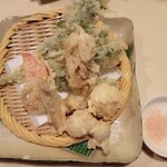 Oonozushi - 冬野菜天ぷら盛り合わせ
