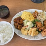 中華料理ぐら - ぐら定食（上から）