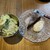 UPMARKET PIZZA&CAFE - 料理写真:ピスタチオのジェラートとガトーショコラ