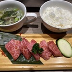 Yakiniku Nikurabo - 並カルビ定食