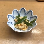 すし鶴 - 甘い玉子と絹サヤが美味い。