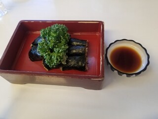 竹老園 - そば寿司