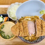 tonkatsuandotoritenshigenoyashokudou - 奥豊後豚のカツ丼