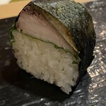 鮨 波づき - 焼き鯖棒鮨