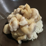 鮨 波づき - 焼タラ白子飯