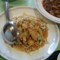赤坂 四川飯店 - 白身魚の油淋ソース