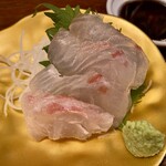 Izakaya Nanchan - 「天然!!高級真鯛」520円也＋税。