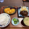 ashizurishokudou - 料理写真:選べる2品セット定食（ハンバーグ、エビチリ）980円