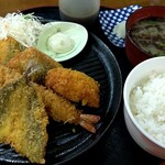 とりあえず逢海 - 海鮮ミックスフライ定食【Nov.2023】