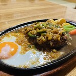 フレンズ - メニュー:ハンバーグ定食 200g ¥1,000(税込)