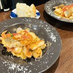 バルハチゴー - 魚介のトマトソースタリアテッレ