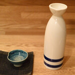Chiyomusume -   熱燗2合（千代娘  本醸造）   