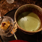 アンティーク珈琲館　魔女のランプ - お抹茶セット