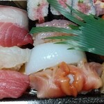 Sushi Tajima - 〇特上にぎり　2,800円
      (トロ入り握り9カン、ネギトロ巻き1/2、玉子)ρ( ^ｏ^)b_♪♪♪