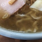 飯村製作所 - ワンタン麺塩　スープアップ