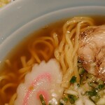 萬来軒 - もちもちの中細麺。