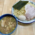 航龍 - 「つけそば(900円)+味付玉子(120円)+チャーシュー1枚(130円)」です