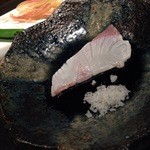 炭火鉄板焼　杜季 - カンパチしゃぶしゃぶ