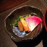 炭火鉄板焼　杜季 - 香の物