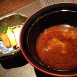 炭火鉄板焼　杜季 - 赤だし