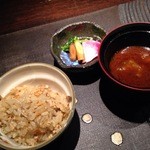 炭火鉄板焼　杜季 - お食事セット