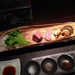 炭火鉄板焼　杜季 - 焼き物　