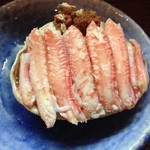 こいで - 香箱蟹のお通し（2013年11月）