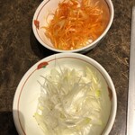 朝鮮飯店 - 辛いねぎと塩だれのねぎ