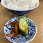 江ちゃんラーメン - 美味し！漬物♪