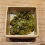 Tempura To Tenobe Soumen Asayama - お通し