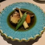 Hata Zen - メバル炊合せ（コースの一品）2023.11