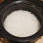 Tonkatsu Kagurazaka Sakura - 釜炊きご飯