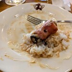 ランチョン - 自作・牡蠣リゾット