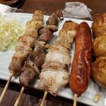 ろばた仁 - 串の盛り合わせ‼️