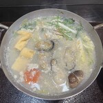 Ootsu Onsen Ofuro Kafe Biwakoza - 牡蠣豆乳鍋　1210円(税込)