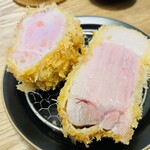 とんかつ成蔵 - シャ豚ブリアンかつ（梅山豚）、特ロースかつ（梅山豚）