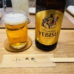 とんかつ成蔵 - ビール