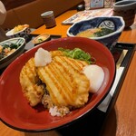 Soba To Washoku Mugifuku - 鶏天の親子丼