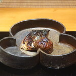 日本料理 幸庵 - 鰊の味噌漬け焼きと鹿のつくね