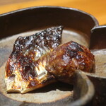 日本料理 幸庵 - 鰊の味噌漬け焼きと鹿のつくねアップ